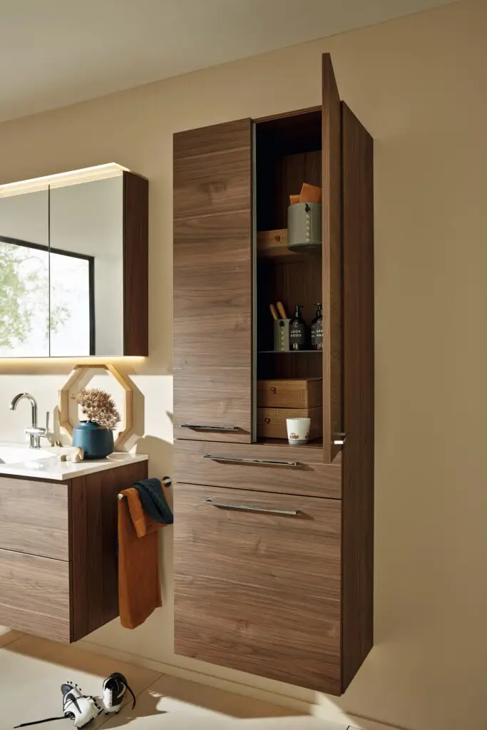 Nolte Spa Artwood bathroom furniture in Royal Walnut