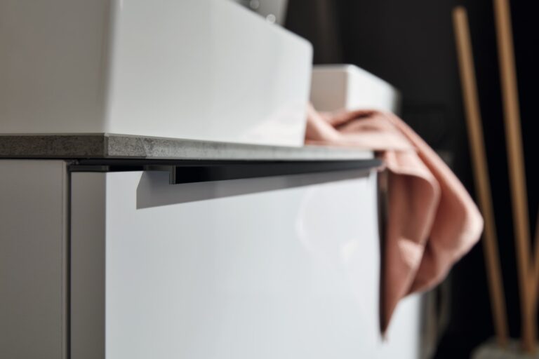 Nolte Spa Lux bathroom furniture in Arctic White High Gloss