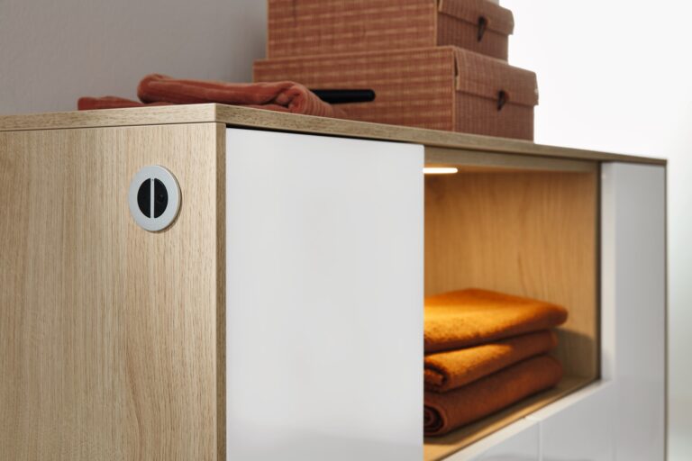 Nolte Spa Nova Lack bathroom furniture in White High Gloss